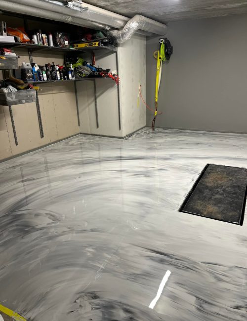 marmorisert epoxy i garasje1